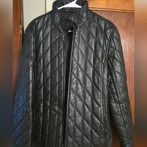 Leather coat from Neiman Marcus
